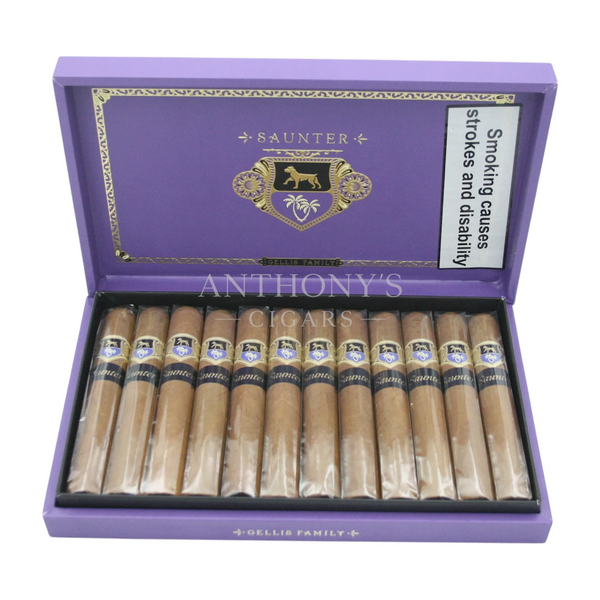 Gellis Family Cigars Saunter Robusto cigar box