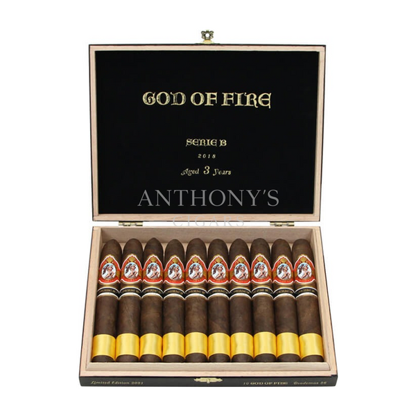 God of Fire Serie B Diademas 56 cigar box