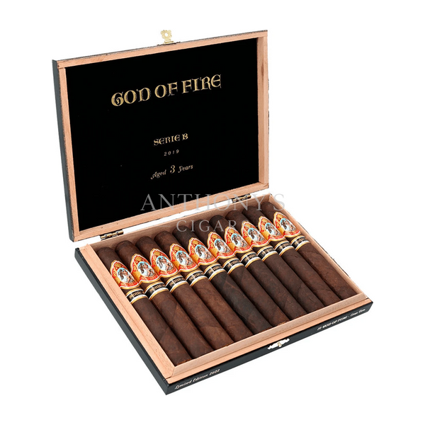 God of Fire Serie B Robusto cigar box