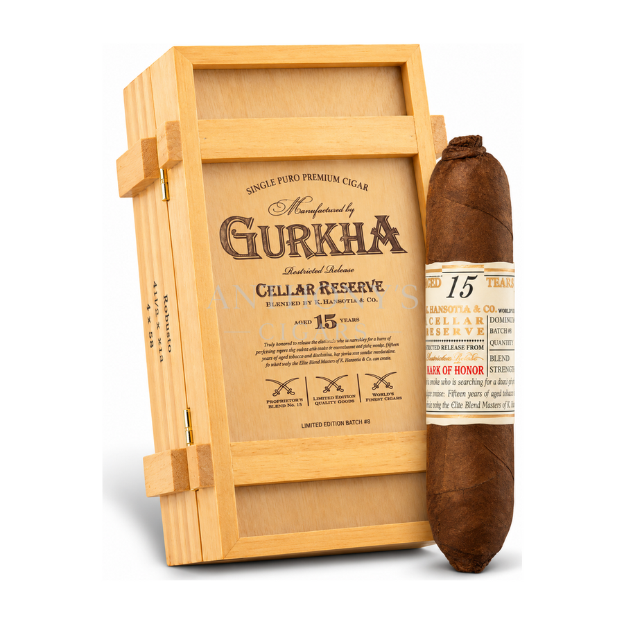 Gurkha Cellar Reserve 15 Year KOI cigar box closed