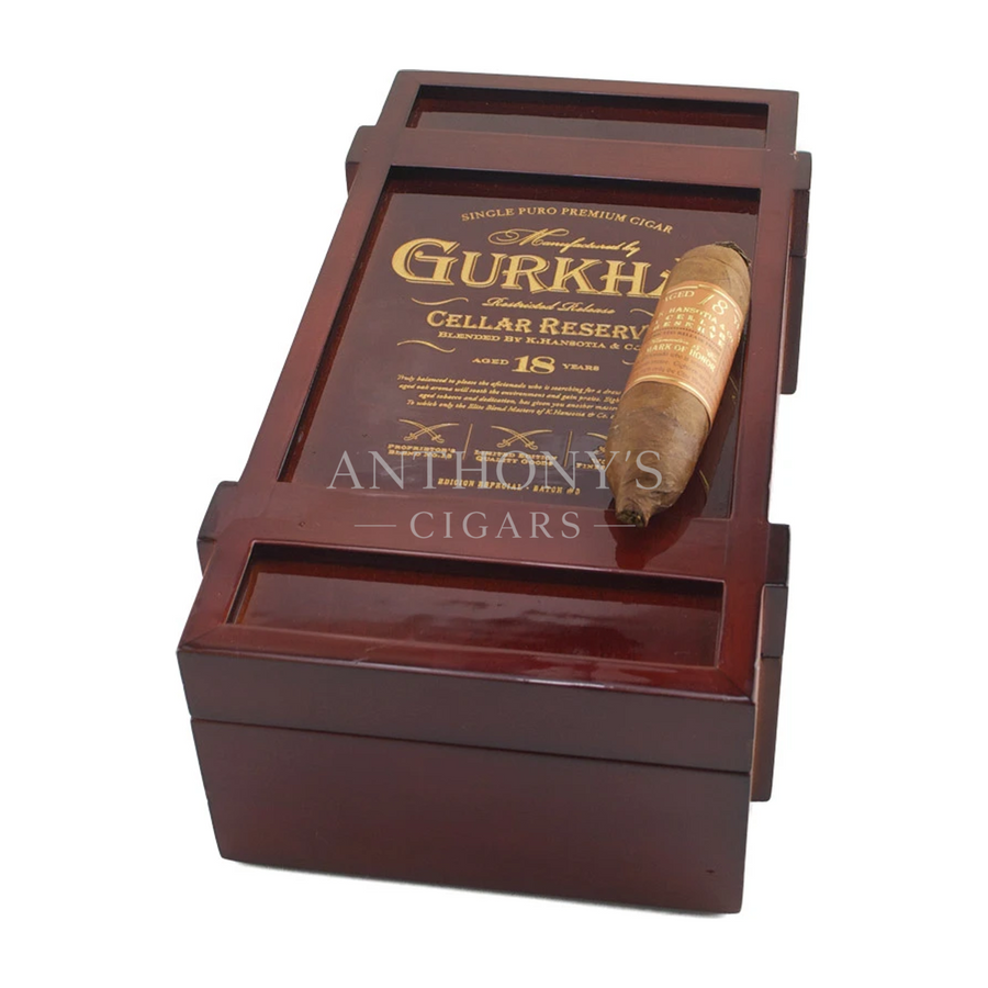 Gurkha Cellar Reserve 18 Year KOI cigar box closed