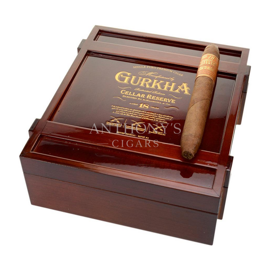 Gurkha Cellar Reserve 18 Year Kraken cigar box closed