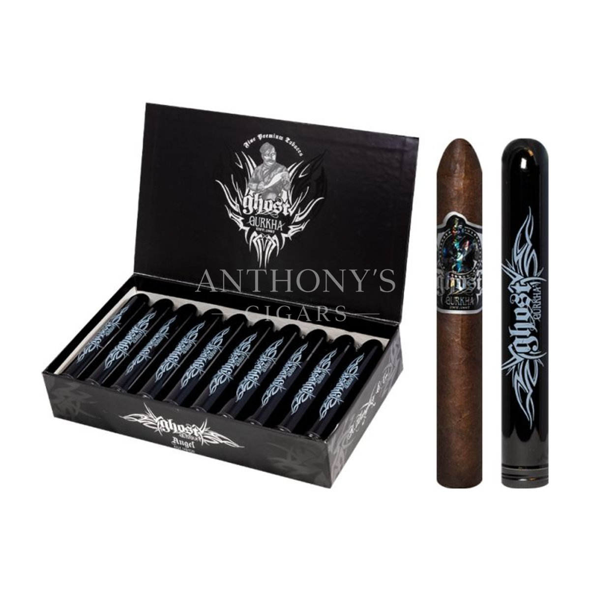 Gurkha Ghost Angel Torpedo Tubos cigar box