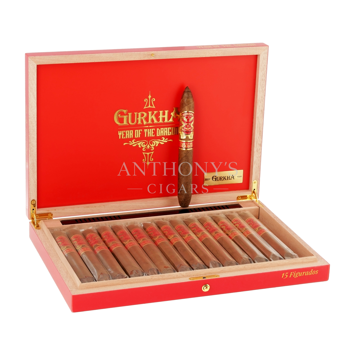 Gurkha Year of the Dragon Figurado cigar box