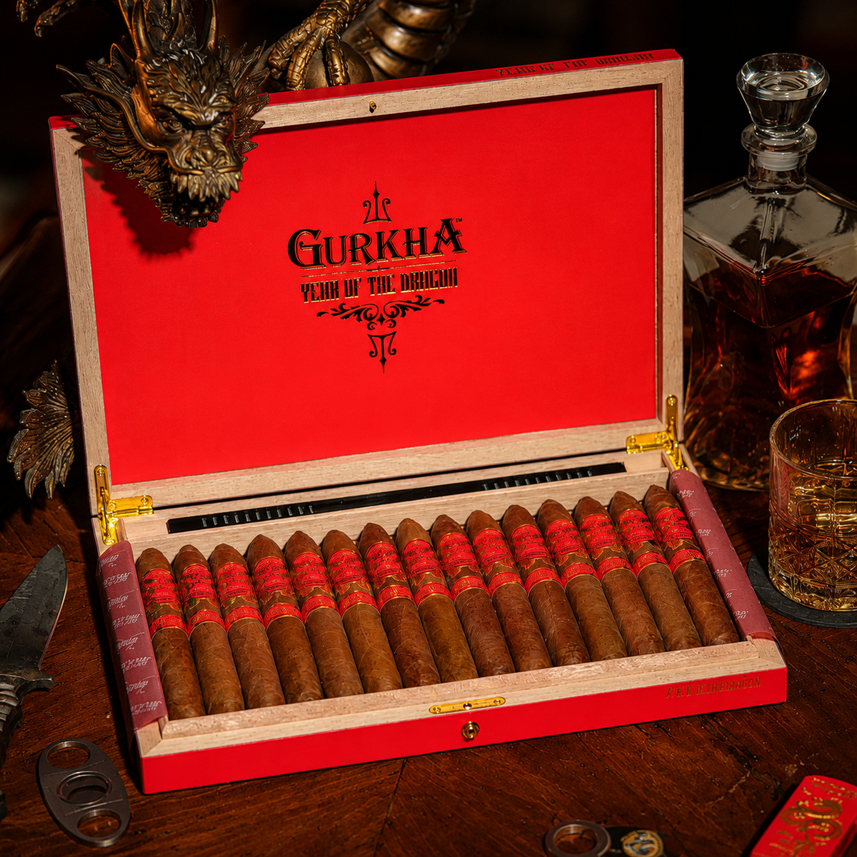 Gurkha Year of the Dragon Figurado