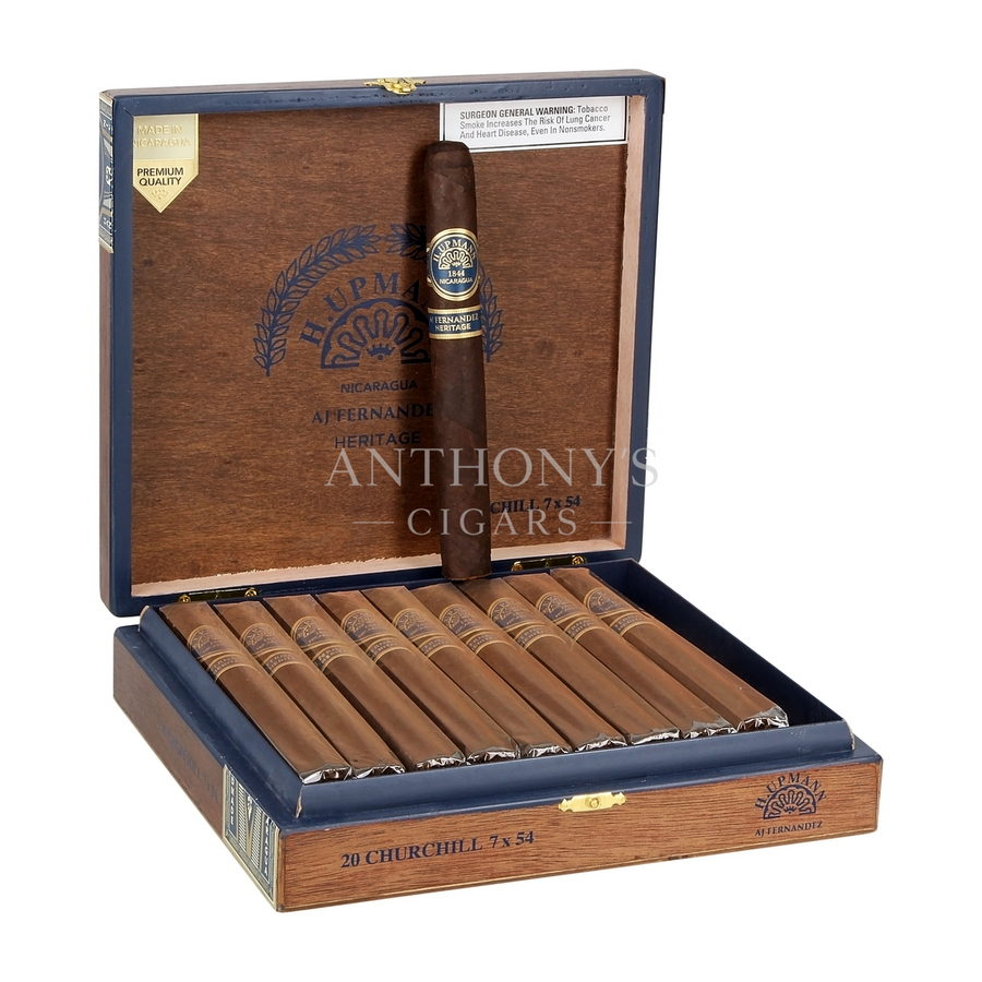 H. Upmann Nicaragua AJF Heritage Churchill cigar box