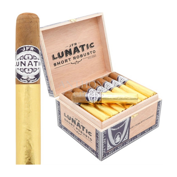 JFR Lunatic Habano Short Robusto cigar box