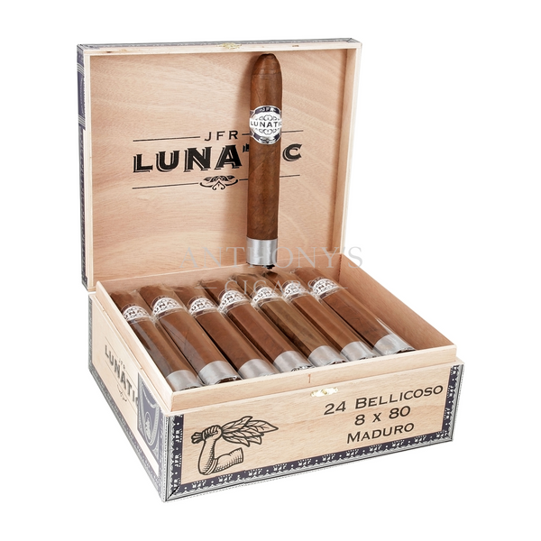 JFR Lunatic Maduro 880 Belicoso cigar box