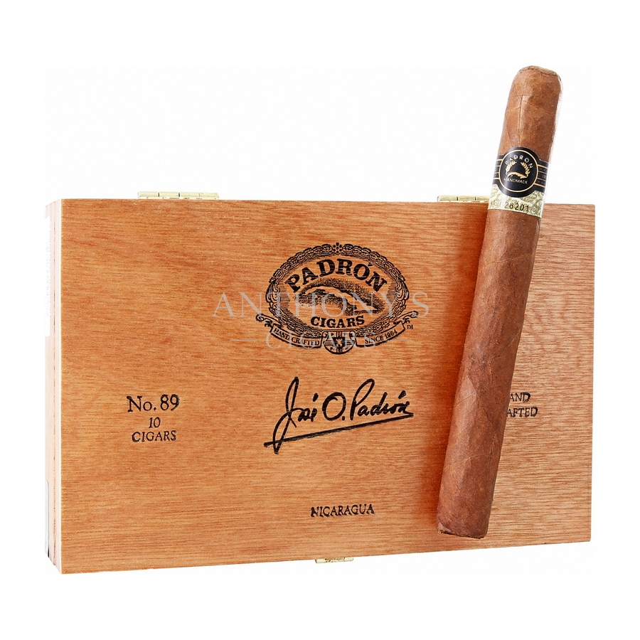 Padron Black No. 89 2018 TAA Exclusive Natural cigar box closed