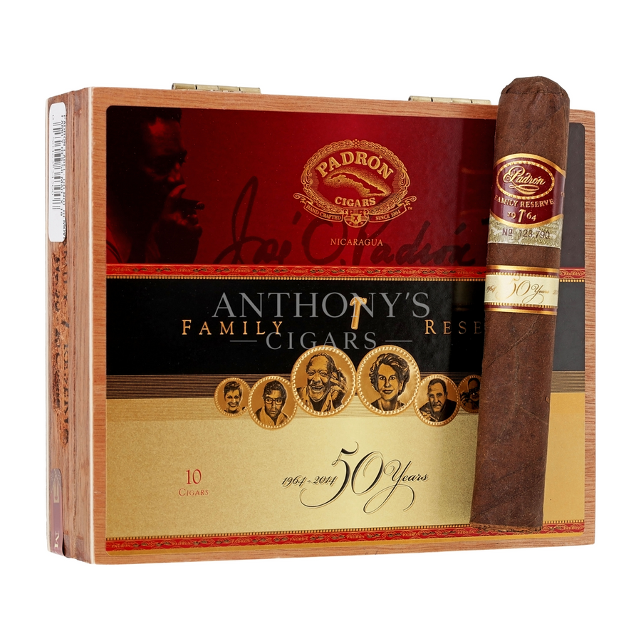 Padron Family Reserve No. 50 Maduro cigar box closed