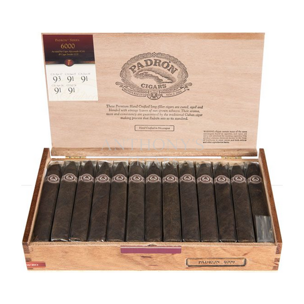 Padron Series 6000 Maduro (Torpedo) cigar box
