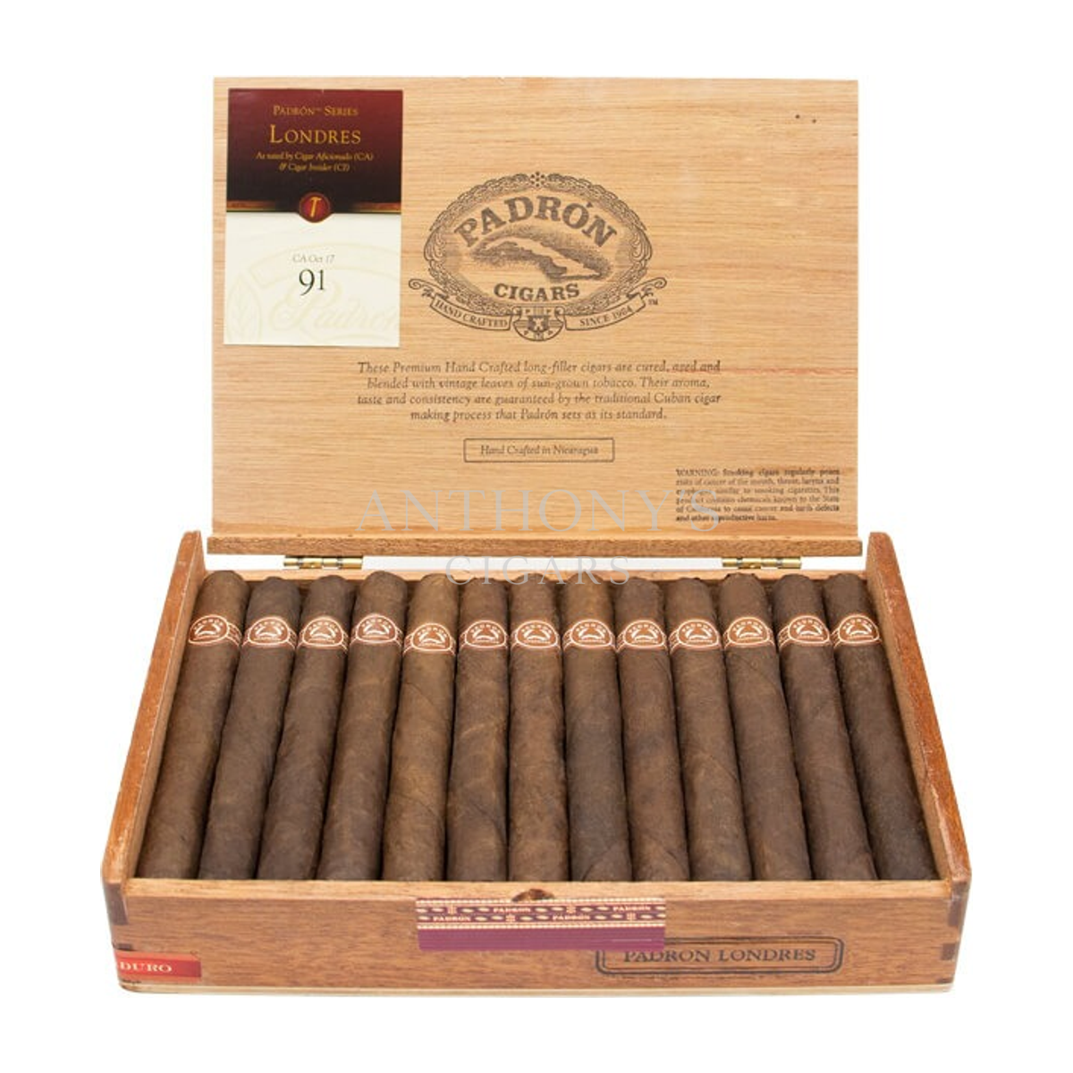Padron Series Londres Maduro cigar box