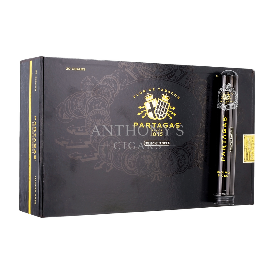 Partagas Black Label Maximo cigar box closed