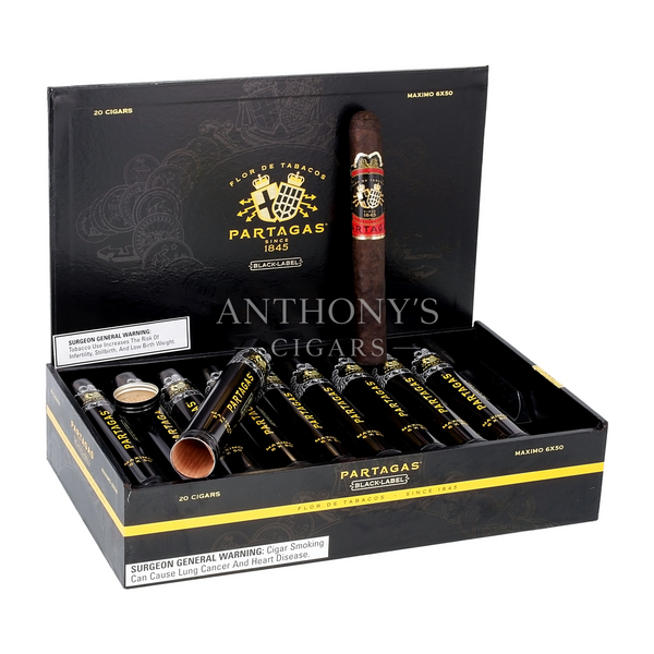 Partagas Black Label Maximo cigar box