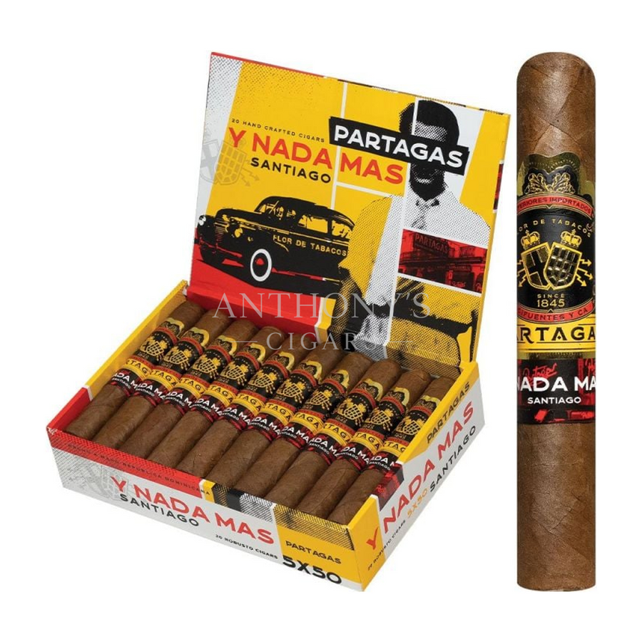 Partagas Y Nada Mas Robusto cigar box