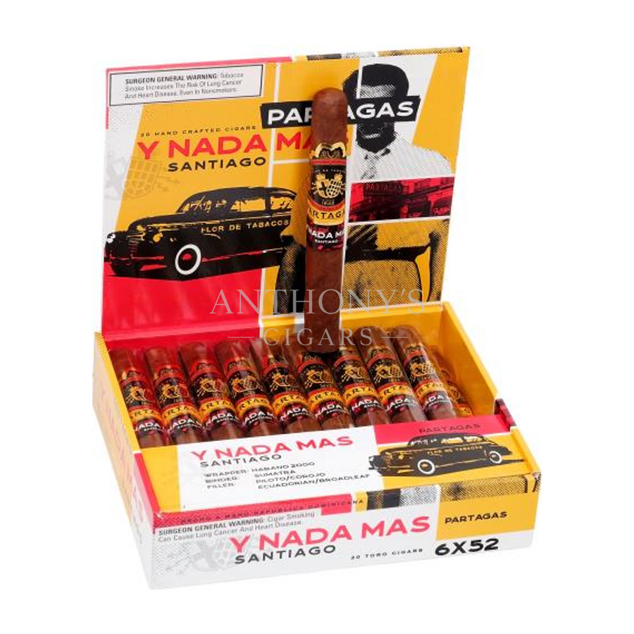 Partagas Y Nada Mas Toro cigar box