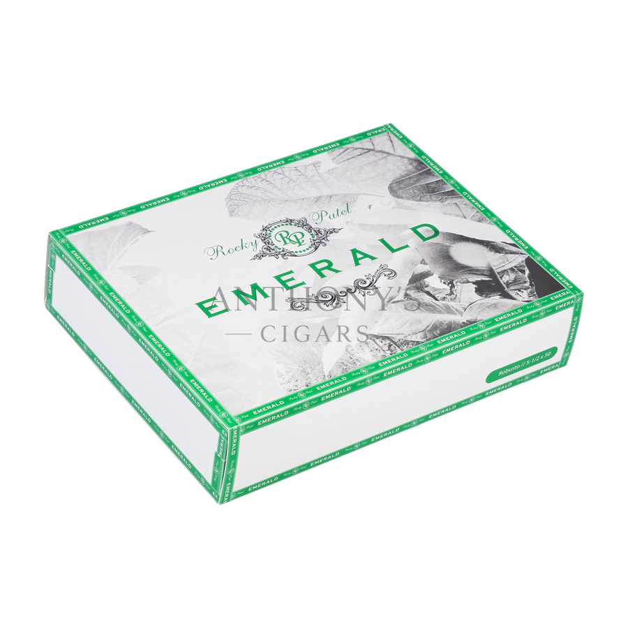 Rocky Patel Emerald Robusto cigar box closed