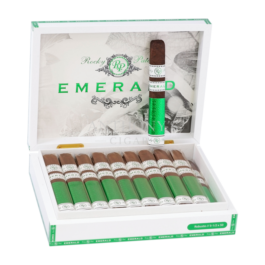 Rocky Patel Emerald Robusto cigar box