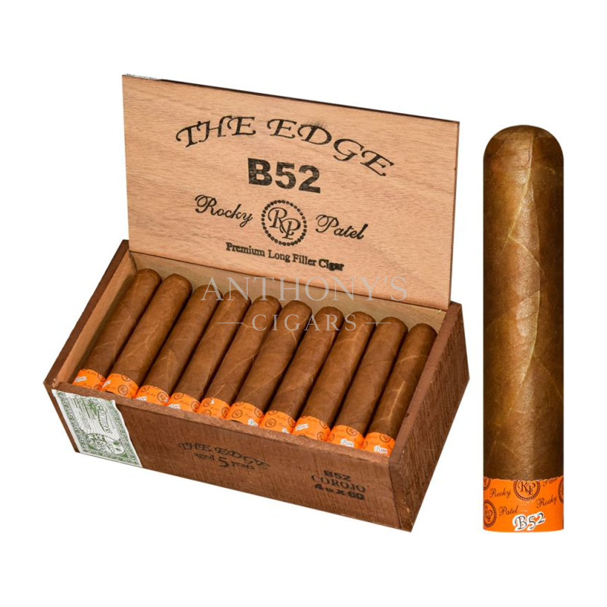 Rocky Patel The Edge Corojo B52 cigar box