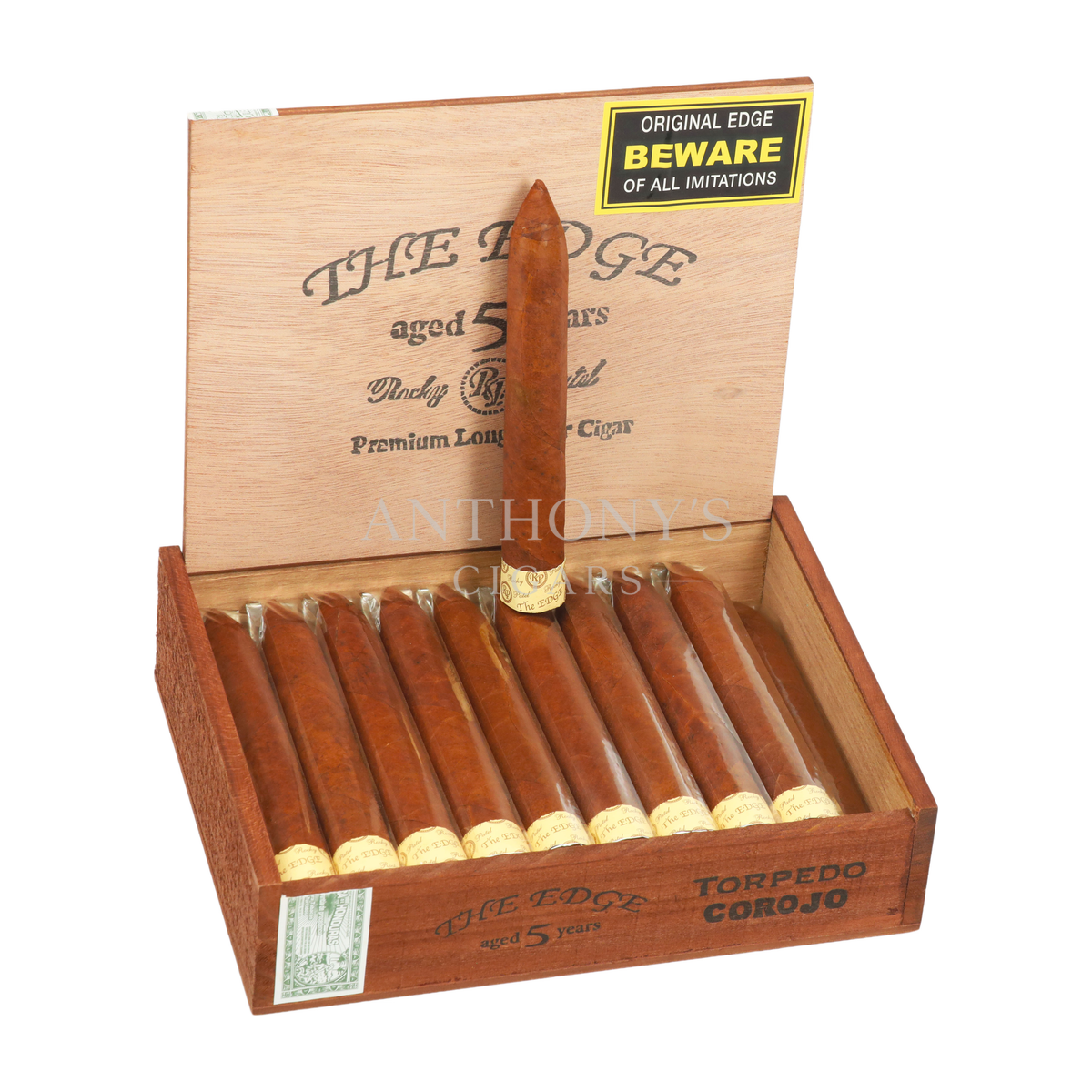 Rocky Patel The Edge Corojo Torpedo cigar box