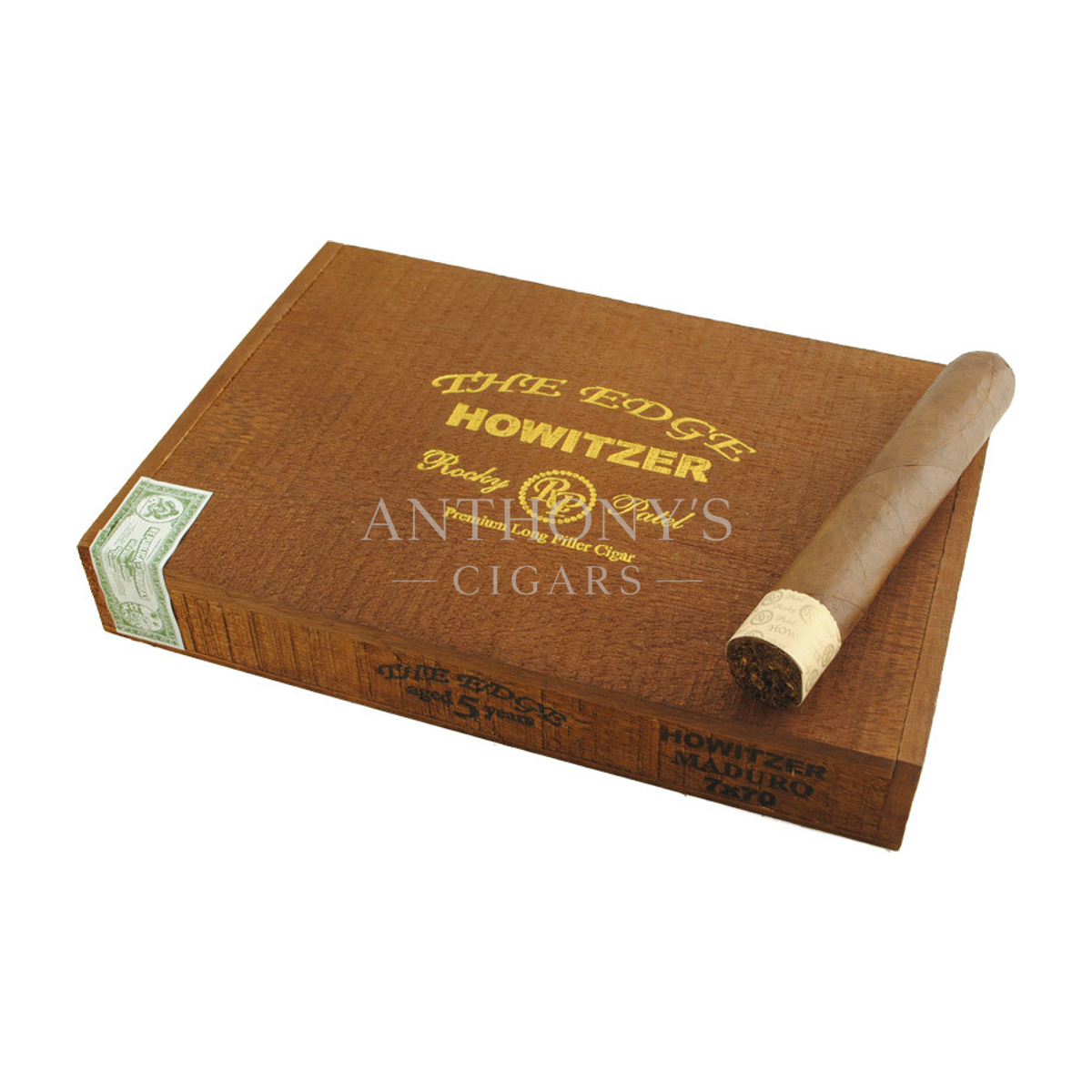 Rocky Patel The Edge Maduro Howitzer cigar box closed