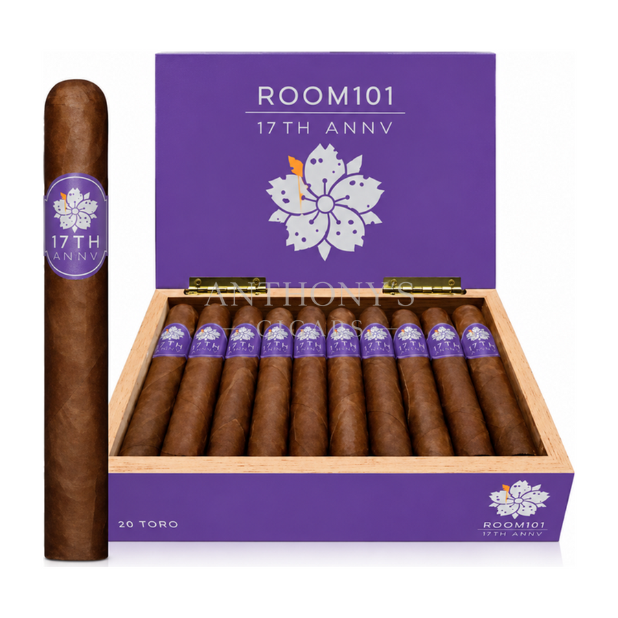 Room 101 17TH Anniversary Toro Limited Edition cigar box
