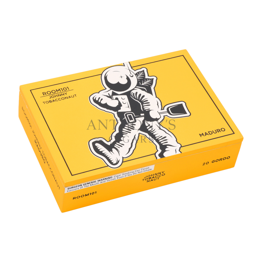 Room 101 Johnny Tobacconaut Maduro Gordo cigar box closed