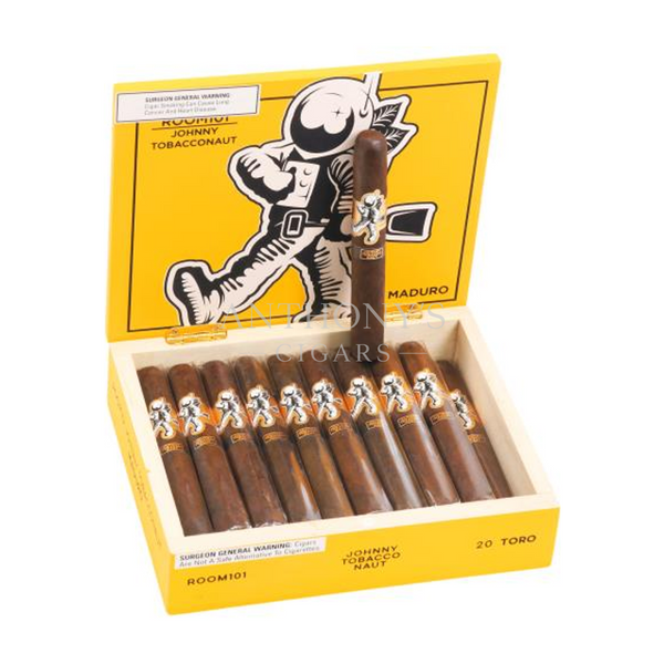 Room 101 Johnny Tobacconaut Maduro Toro cigar box