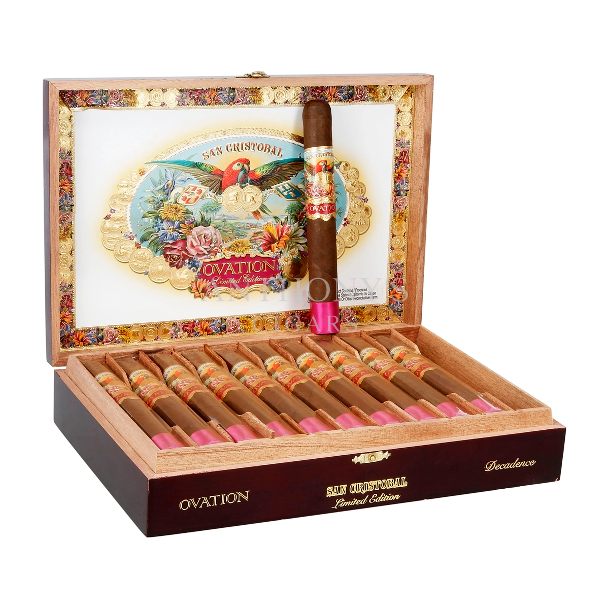 San Cristobal Ovation Eminence cigar box
