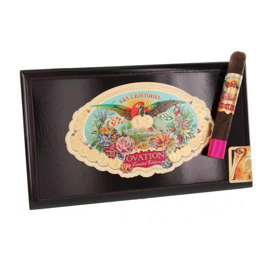 San Cristobal Ovation Opulence cigar box closed
