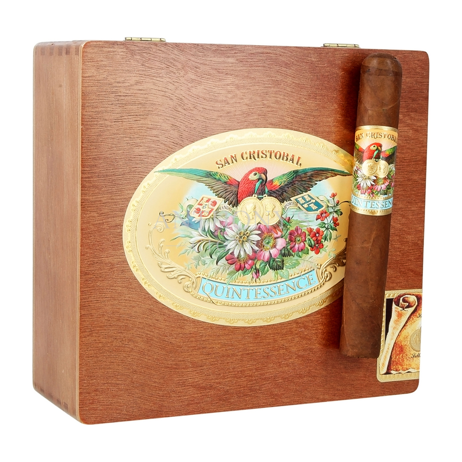 San Cristobal Quintessence Epicure cigar box closed