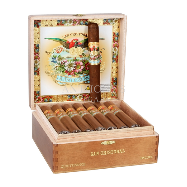 San Cristobal Quintessence Epicure cigar box