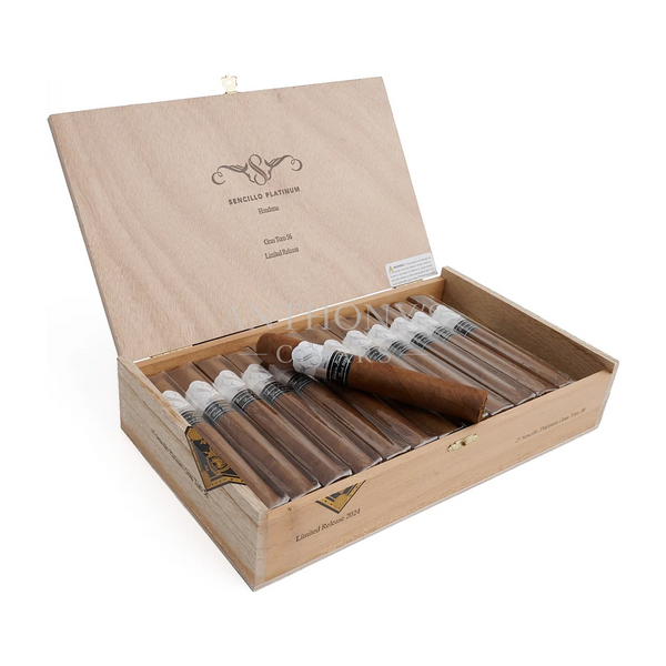 Sencillo Platinum Gran Toro 56 cigar box