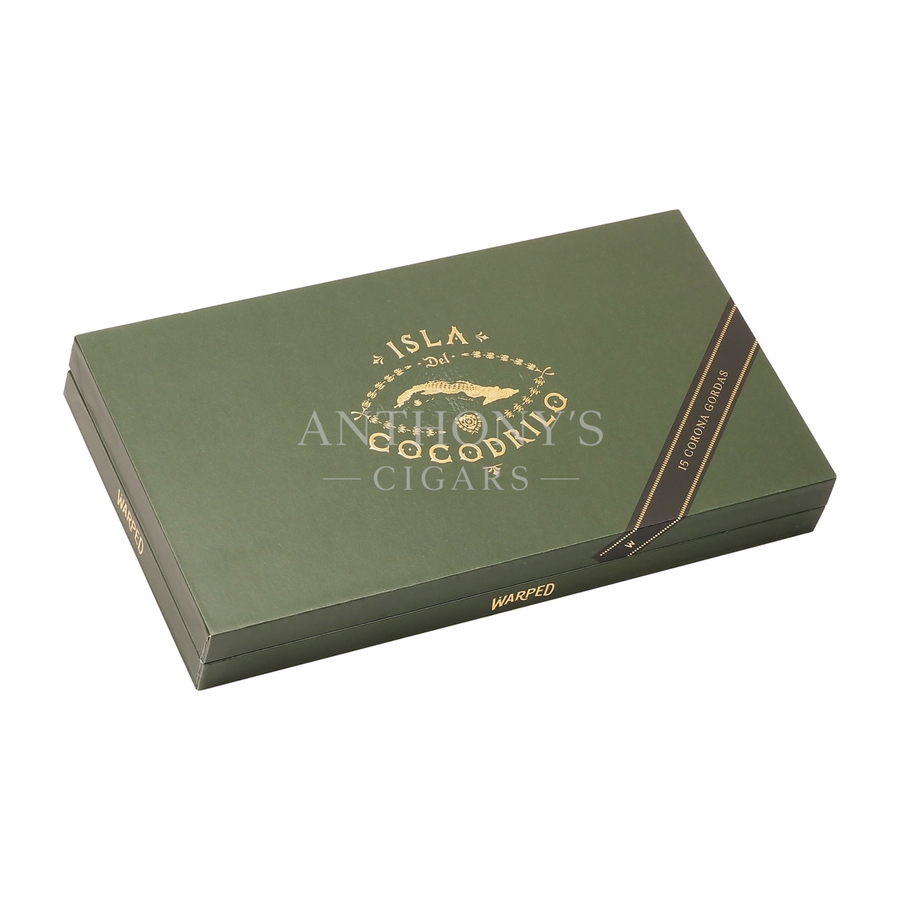 Warped Isla del Cocodrilo Corona Gorda cigar box closed
